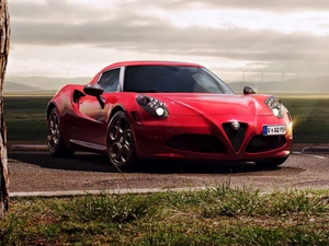Red, Alfa Romeo, 4C