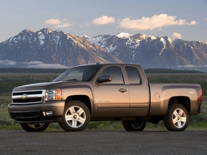 Mountains, Chevrolet Silverado, 4x4