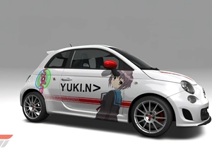 Fiat, Yuki, Anime, 500