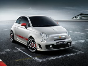 Abarth 500, track, race, Mirrors