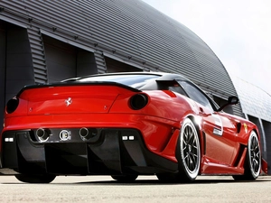 Ferrari 599, large, Diffuser, TUNING