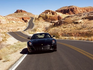 Ferrari 599, Mountain, Way, winding