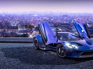 blue, Ford GT 5K, 2017, Sport