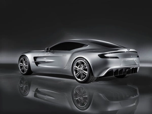 Aston Martin One-77, Lamps, reflection, dark