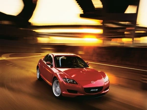 RX 8, red hot, Mazda