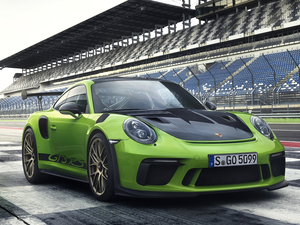 GT3, green ones, 2019, racecourse, RS, Porsche 911