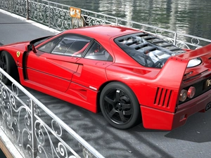 1987-92, Red, Ferrari F40