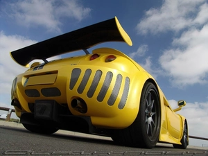 Ascari A10, tubing, exhaust, Diffuser