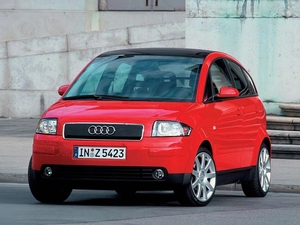 Front, Red, Audi A2