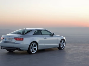 Audi A5, west, sun, coupe