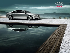 Pool, Silver, Audi A8