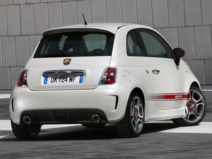 right, Abarth 500, Italy, Back