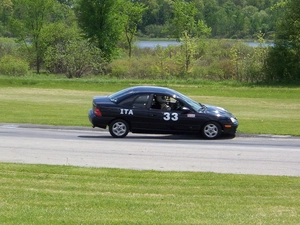 track, Dodge Neon, accident