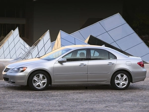 Left, Acura RL, windows, side