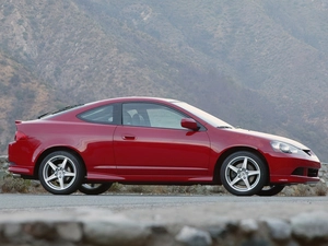 right, Acura RSX, Mountains, side
