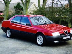 Sedan, red hot, Alfa Romeo 164
