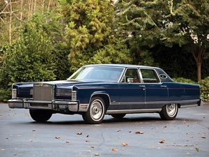 1977, Lincoln, Continental, antique
