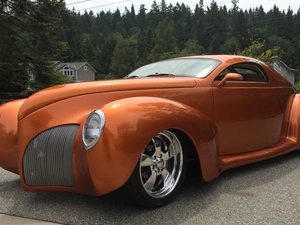 Automobile, Lincoln, 1939, antique