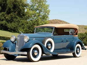 Automobile, Lincoln KB Dual Cowl Phaeton, 1933, antique