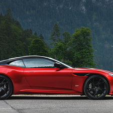 Red, Superleggera, side, Aston Martin DBS