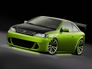 Opel Astra Coupe Bertone, spoiler