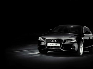 Black, light, Daily, Audi A4 B8