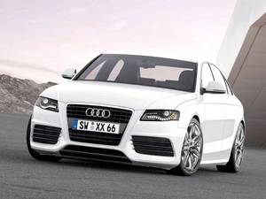 Front, Mask, headlights, Audi A4 B8