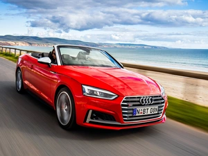 Red, 2017, Way, Audi S5 Cabriolet