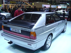 saloon, Audi GT/Quattro, exhibition