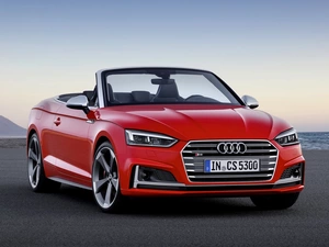 Red, S5, Cabrio, Audi