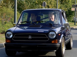 Front, Autobianchi A112, bumper, antique