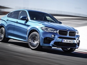 X6, Seria M, Automobile, BMW, blue