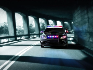 police, Ford Taurus, Automobile