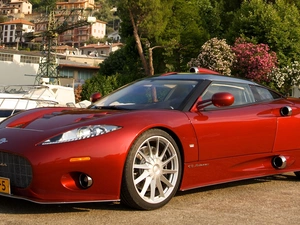 Red, Spyker, C8, Automobile