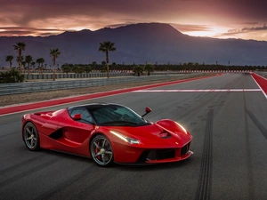 Red, Ferrari, LaFerrari, Automobile