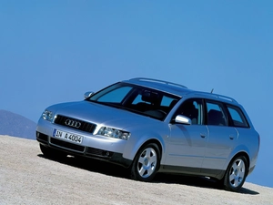 silver, Audi A4, AVANT