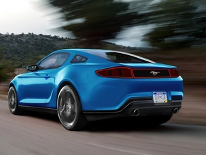 2015, Back, Mustang, GT, Ford