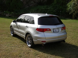 Toyota Silver, picture, Back, Acura RDX