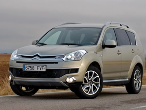 driver, beige, Citroen C-Crosser