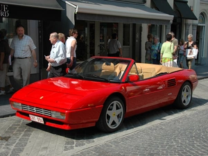 interior, Ferrari Mondial, beige