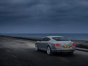 roads, Bentley Continental GT, lighting