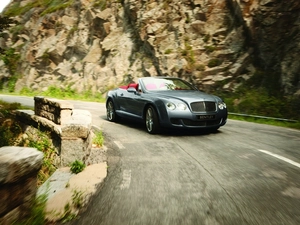 turn, Bentley Continental GTC, sharp