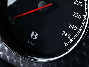 Bentley Arnage, speedometer