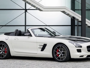 side, White, Mercedes-Benz SLS AMG GT