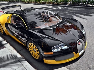 4, Black, Bugatti Veyron 16
