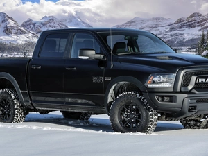 side, Black, Dodge Ram 1500