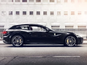 Ferrari FF, Automobile, Black