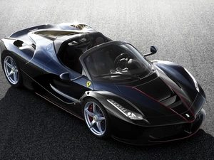 2017, Black, Ferrari LaFerrari Spider
