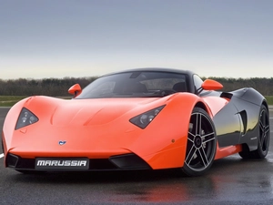 Marussia B1, orange, black
