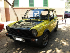 Yellow, black, Mask, Autobianchi A112